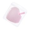 DOITOOL 6pcs Heart Shape Cleaning Pads Makeup Sponges for Blending Organic Cotton Pads Soft Powder Puff Make up Removal view 2