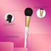 XO Glam 12Pcs Love Is Complicated Purple Marble Makeup Brush Set Premium Synthetic Blending Buffer Powder Eyeliner Shading Eyeshadow Pencil Foundation Highlighter Cosmetics Brushes view 4