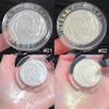 evpct Pearl White & Blonde Gold Face Highlighter Makeup Shimmer Glitter Diamond Sparkly Highlighters Makeup Palette Powder for Face Body Cheek iluminadores iluminador de jos maquillaje luminizers 1+2 view 2