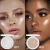 evpct Pearl White & Champagne Gold Face Highlighter Makeup Shimmer Glitter Diamond Sparkly Highlighters Makeup Palette Powder for Face Body Cheek iluminadores iluminador de jos maquillaje luminizers view 2