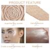 evpct Pearl White & Champagne Gold Face Highlighter Makeup Shimmer Glitter Diamond Sparkly Highlighters Makeup Palette Powder for Face Body Cheek iluminadores iluminador de jos maquillaje luminizers view 4