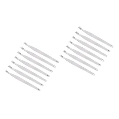 Beavorty 80pcs Stainless Steel Cuticle Remover Tools Set Dead Skin Forks for Manicure Pedicure Essential Nail Care Kit for Home and Salon Use