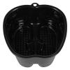 Beatifufu Foot Massage Basin Durable Foot Soak Bucket for Home Use for Relaxation Black Color