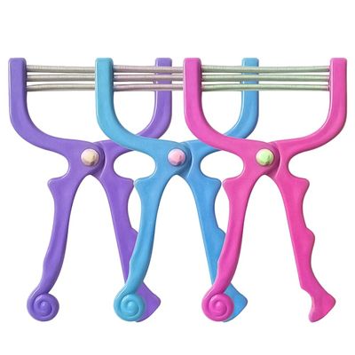 Beaupretty Spring Facial Hair Removal Device - 3Pcs Face Hair Remover for Smooth Skin Portable Epilator for Upper Lip Chin and Cheeks