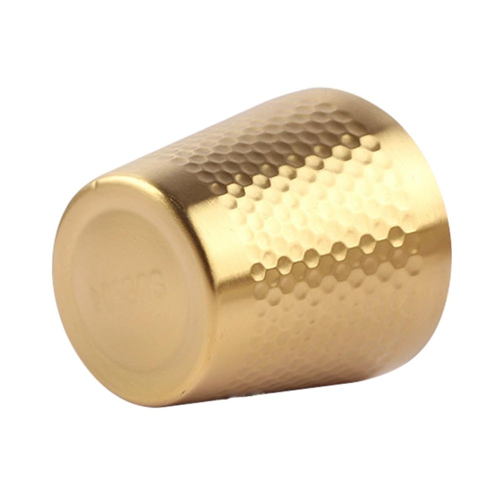 DOITOOL 3pcs Men's Shaving Bowl Stainless Steel Foaming Bowl for Shaving Cream and Rustproof Design for Home and Barber Use Gold Finish