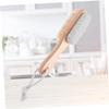 Beaupretty 2pcs Double-Sided Callus Remover with Pumice Stone and Bristle Eco-Friendly Wooden Foot File for Exfoliating Hard Skin Pedicure Tool for Smooth Feet view 2
