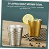DOITOOL 1pc Stainless Steel Shave Bowl Bubbling Cup for Shaving Soap Compact Design for Home Travel and Barber Shops Elegant High-end Men's Grooming Essential view 3