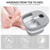 HOSPAN Collapsible Foot Spa Electric Rotary Massage, Foot Bath with Heat, Bubble, Remote, and 24 Motorized Shiatsu Massage Balls. Pedicure Foot Spa for Feet Stress Relief - FS02A view 4