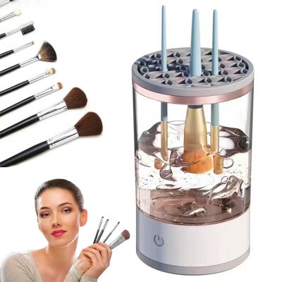 Electric Makeup Brush Cleaner, Automatic Rotating Cosmetic Brush Cleaner, Brushly Pro Cosmetic Brush Cleaner, Suitable For All Types of Cosmetic Brushes and Beauty Tool Sets