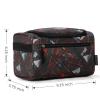 Choco Mocha Kids Toiletry Bag for Boys, Travel Hanging Waterproof Cute Toiletry Bag for Kids Christmas Gifts, Black Red view 3