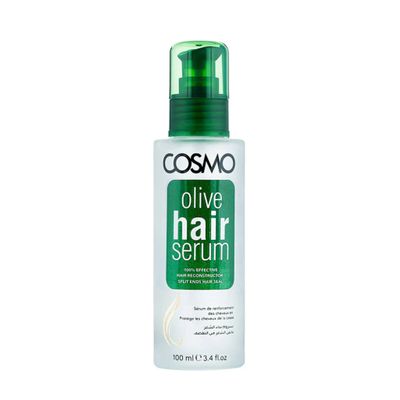CD COSMO DESIGNS Hair Reconstructor Serum - Olive Enriched with Vitamin E for antioxidant protection and nourishment | Repairs and seals split ends, enhance hair health | 100ml | 3.38 fl.oz