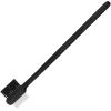 Beaupretty Dual Purpose Eyebrow Grooming Tool Steel Comb and Soft Brush for Women and Girls Precision Eyebrow Comb for Polished Finish and Smooth Edges Black Color view 1