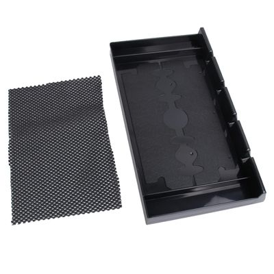 Beaupretty Convenient Hair Clipper Holder Non-Slip Mat Storage Rack for Barbershop Accessories Multi-Purpose Trimmer Organizer for Salon Tools Black