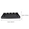 Beaupretty Convenient Hair Clipper Holder Non-Slip Mat Storage Rack for Barbershop Accessories Multi-Purpose Trimmer Organizer for Salon Tools Black view 3