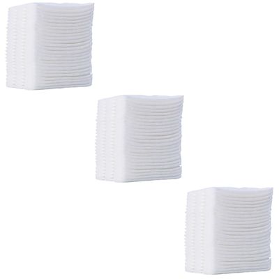 Beaupretty 9packs Double-Sided Makeup Cotton Pads Soft Gentle Facial Puff Non-Woven Makeup Accessories Random Color