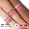 Lezero 3Pcs Contour Stick Makeup Kit, Shades with Highlighter, Blush and Bronzer Stick for Sculpt the Face and All Skin Type, Long Lasting, Smooth, Dewy & Matte Finish, #1 LIGHT FAIR view 4