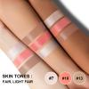 Lezero 3Pcs Contour Stick Makeup Kit, Shades with Highlighter, Blush and Bronzer Stick for Sculpt the Face and All Skin Type, Long Lasting, Smooth, Dewy & Matte Finish, #1 FAIR view 4