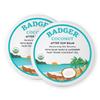 Badger Coconut AfterSun Balm, 100% Organic Soothing Sunburn Relief, Great Smelling, Moisturizing & Hydrating After Sun Skin Care, 2 oz Tin, 2-Pack view 1