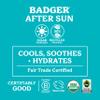 Badger Coconut AfterSun Balm, 100% Organic Soothing Sunburn Relief, Great Smelling, Moisturizing & Hydrating After Sun Skin Care, 2 oz Tin view 4