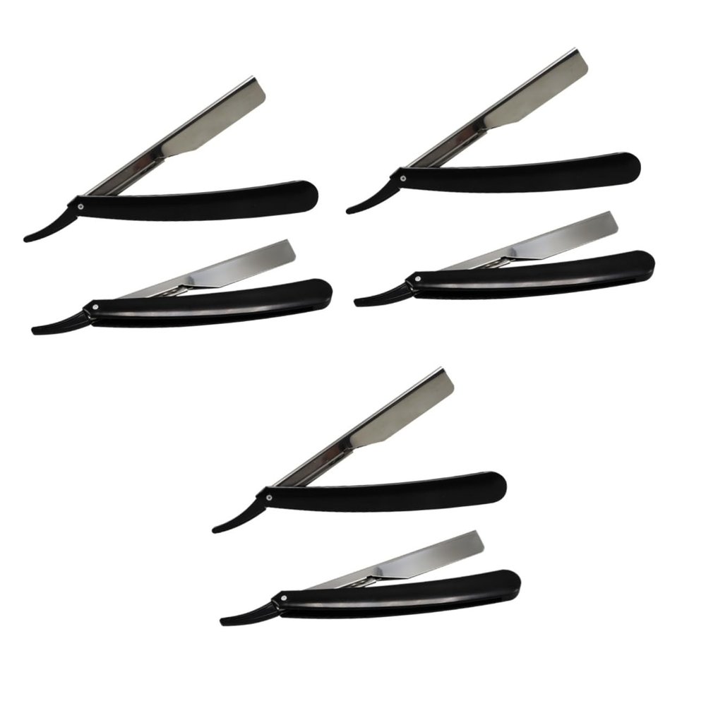 Beaupretty 6pcs Manual Shaving for Men Folding Beard Shaver Unparalleled Glide for for Barbers and Home Use