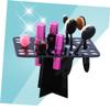 Beaupretty Folding Acrylic Makeup Brush Holder Rack for Air Drying Black Cosmetic Brush Organizer Tree Design Maintains Shape and Bristle Integrity for Craft and Nail Art view 3