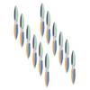 Beatifufu 12pcs Hexagonal Nail Files for Manicure Multi-Functional Polishing Strips for Smooth Edges Safe and Comfortable Use for Nail Art and Salon Quality view 1