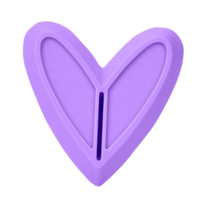HONMEET 1pc Heart-Shaped Bikini Shaver Tool Silicone Hair Razor for Women Private Area Grooming Smooth Shave for Bikini Body and Underarm Use