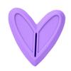 HONMEET 1pc Heart-Shaped Bikini Shaver Tool Silicone Hair Razor for Women Private Area Grooming Smooth Shave for Bikini Body and Underarm Use view 1