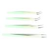 6 Pcs Eyelash Applicator Tool Set, Stainless Steel Lash Tweezers, False Eyelash Scissors, Lash Cluster Tweezer, Eyebrow Curler, Lash Brush with Box, for Eyelash Extensions, Nail view 2