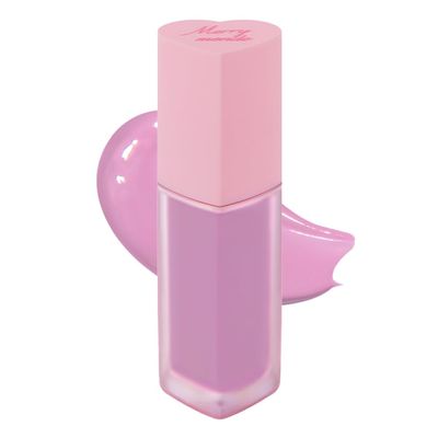 Merrymonde Milk Heart Tint Lip & Cheek Stain, Soft Matte, Velvet Finish Lip Color, Creamy Korean Lip Tint for Natural & Vibrant Lips (04 Mauve Milk, 1 Count)