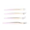 6 Pcs Eyelash Applicator Tool Set, Stainless Steel Lash Tweezers, False Eyelash Scissors, Lash Cluster Tweezer, Eyebrow Curler, Lash Brush with Box, for Eyelash Extensions, Nail view 4