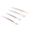 6 Pcs Eyelash Applicator Tool Set, Stainless Steel Lash Tweezers, False Eyelash Scissors, Lash Cluster Tweezer, Eyebrow Curler, Lash Brush with Box, for Eyelash Extensions, Nail view 2