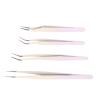6 Pcs Eyelash Applicator Tool Set, Stainless Steel Lash Tweezers, False Eyelash Scissors, Lash Cluster Tweezer, Eyebrow Curler, Lash Brush with Box, for Eyelash Extensions, Nail view 3