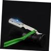 FRCOLOR Manual Shaver Blades Holder Foldable Stand for Barbershop Use Compact Portable Design for Travel and Everyday Shaving view 4