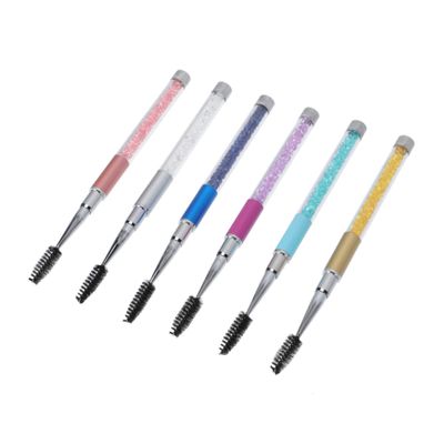balacoo 6pcs Eyelash Brush Long Handle Versatile Eyelash Tool for Easy Mascara Application and Separation for Daily Use and Special Occasions
