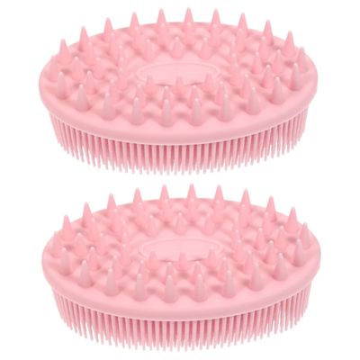 balacoo 2pcs Bath Hair Brush Double-Sided Washing Brush Massage Household Bath