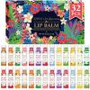 VISRIE 32 Pack Lip Balm, Natural Lip Balm Bulk with Vitamin E and Coconut Oil, Moisturizing Lip Balms for Dry Lips-16 Flavors view 1
