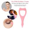 3 in 1 Mermaid Mascara Shield Silicone Eyelash Applicator Guard Reusable Eye Makeup Tool with Eyeliner Template Eyelash Separator Tool Eyelash Comb Eyeshadow Auxiliary Tool for Women, Detachable(Pink) view 4