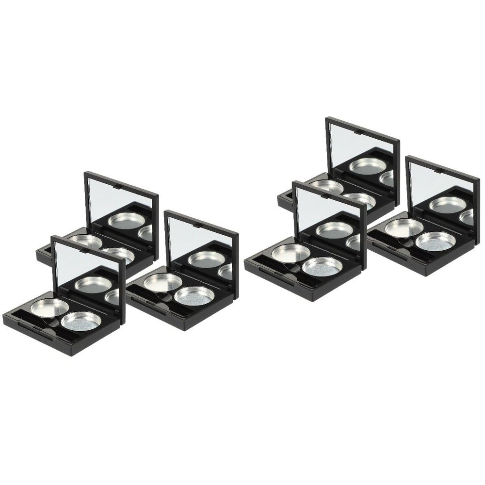 balacoo 6 Sets Diy Eyeshadow Pallettes Sets Refillable Makeup Cases Small Travel Palette