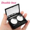 balacoo 2 Pan Empty Eyeshadow Cases Compact Makeup Palette Container for Travel Diy Cosmetic Storage 2.44X1.81X0.39 Inches Lightweight Durable view 3