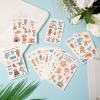 20 Sheets 10 Styles Circus Temporary Tattoos for Kids, Carnival Tattoos Temporary Clown Elephant Balloon Seal Bear Horse Circus Stickers Cartoon Tattoos Carnival Stickers for Party view 3
