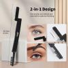 Eyelash Comb MSQ Eyelash Separator Folding Eyelash Comb Brow Brush Mascara Applicator Eyelash & Brow Definer Eyebrow & Lash Brush Eyebrow Grooming Tool view 2