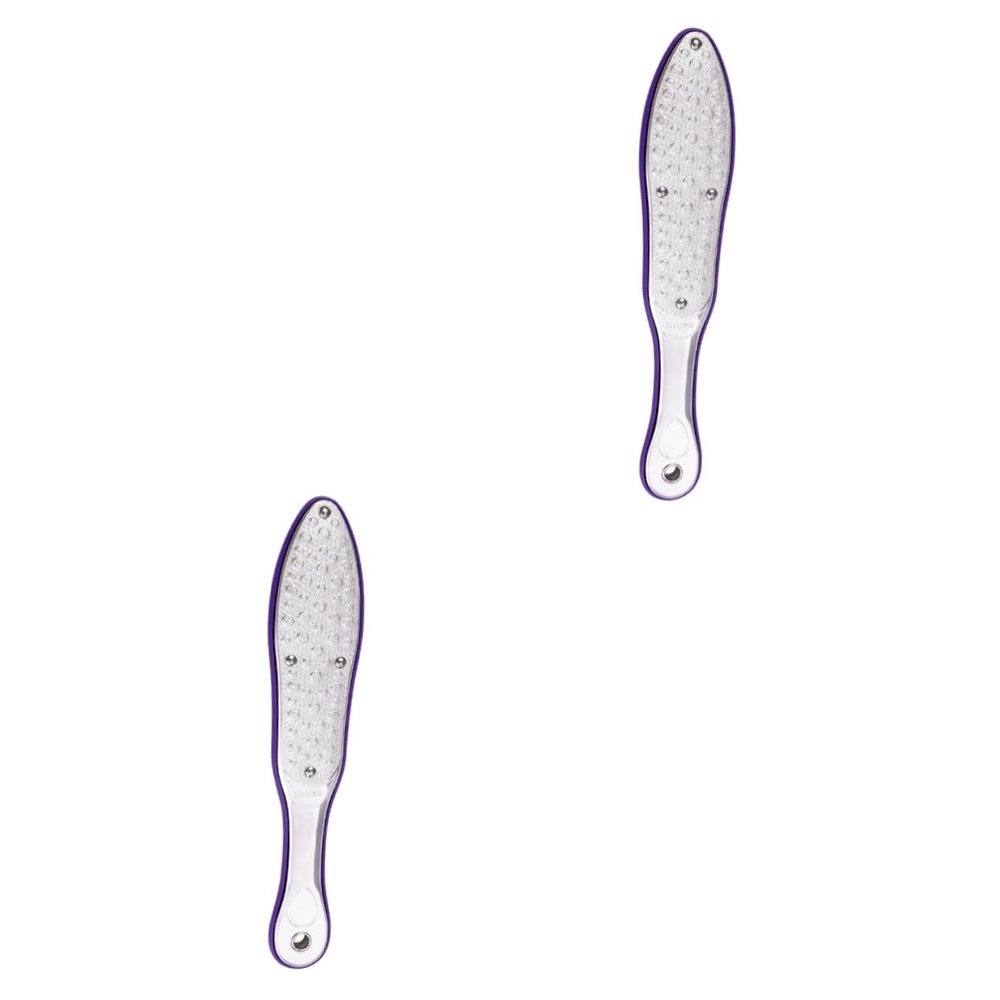 balacoo 2pcs Professional Foot Rasp File Dual-Sided Pedicure Tool for Easy Removal of Dead Skin and Calluses Ergonomic Design for Comfortable Foot Care