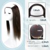 RUNATURE U Part Human Hair Wig, Dark Brown,18 Inch 150% Density, Glueless Clip in U Part Wig for Women,No Leave Out, Straight Soft Remy Hair view 4