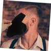 balacoo 3pcs Beard Shaping Template: Beard Lineup Tool Hairline Barber Card Applicator Card Hairline Optimizer Filler Beard Straightener - Beard Styling Tool view 2