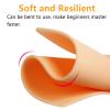 3MM Tattoo Fake Skin Grip Tape Wrap - Tattoo Skin Practice Kit 4Pcs 7.4" x 5.6" Silicone Tattoo Practice Skins and 12Pcs Tattoo Machine Wrap Tattoo Supplies and Equipment view 3