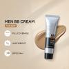 AKARY Hydrating Men BB Cream SPF 15 PA++, Full-Coverage Foundation&Concealer, Mens Face Moisturizer Cream Evens Skin Tone, Oil Control and Cover Flaws, Natural Finish for All Skin Types, Tan 320 view 2