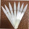 FRCOLOR 50pcs Fan Shaped Nail Display Cards for Nail Art Practice Natural Color Practice Sticks for Engraving and Painting Easy to Organize and Carry for Beginners and Professionals view 2