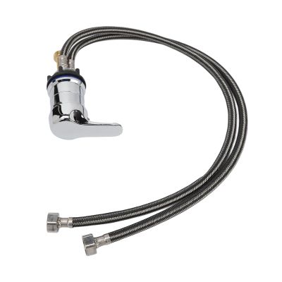 Salon Shampoo Bowl Faucet, Salon Shampoo Bowl Faucet Vacuum Breaker Kit Zinc Alloy Mixer Faucet for Hair Wash with 70cm Tube for Shampoo Bed Replacement Part