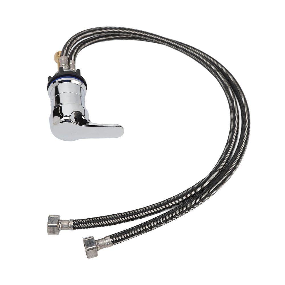 Salon Shampoo Bowl Faucet, Salon Shampoo Bowl Faucet Vacuum Breaker Kit Zinc Alloy Mixer Faucet for Hair Wash with 70cm Tube for Shampoo Bed Replacement Part